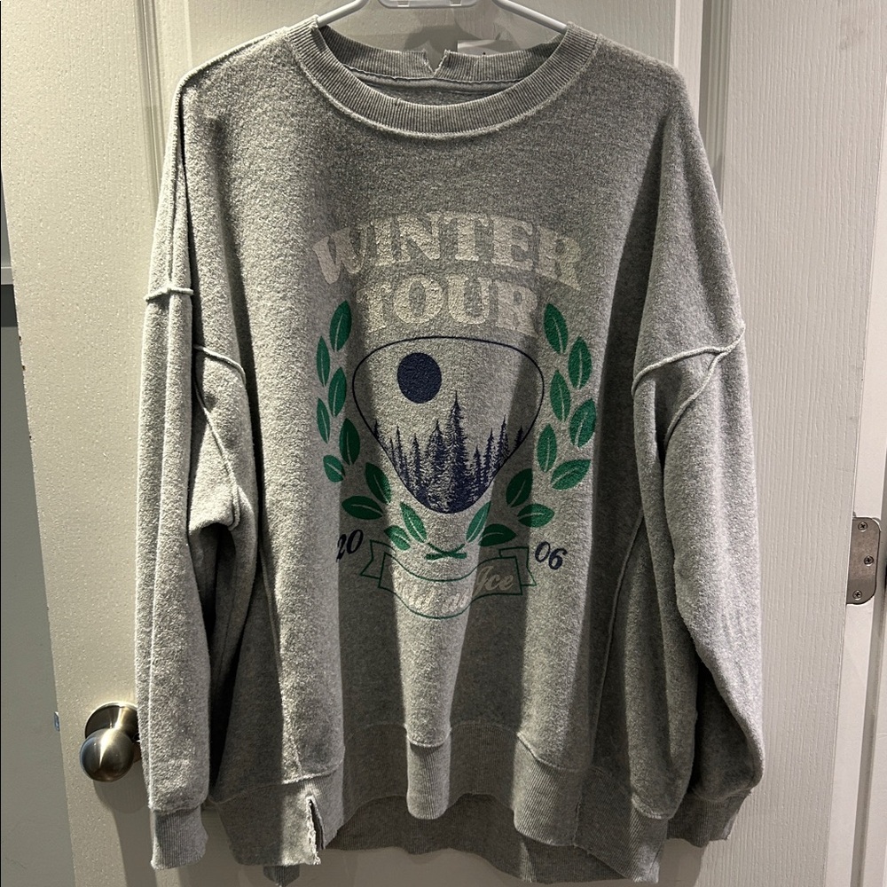 NWOT AERIE CHILL COZY CREW - Picture 2 of 2